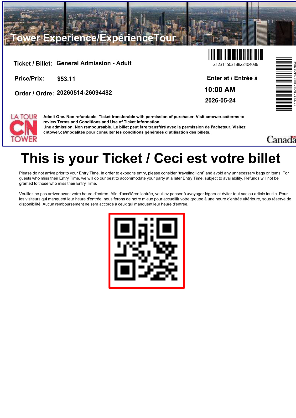 CN Tower tickets - página 2